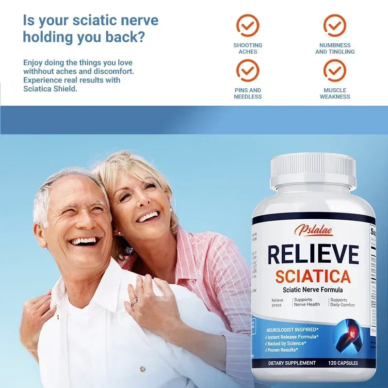 Pslalae Sciatica Relief Capsules For Joint Pain And Mobility