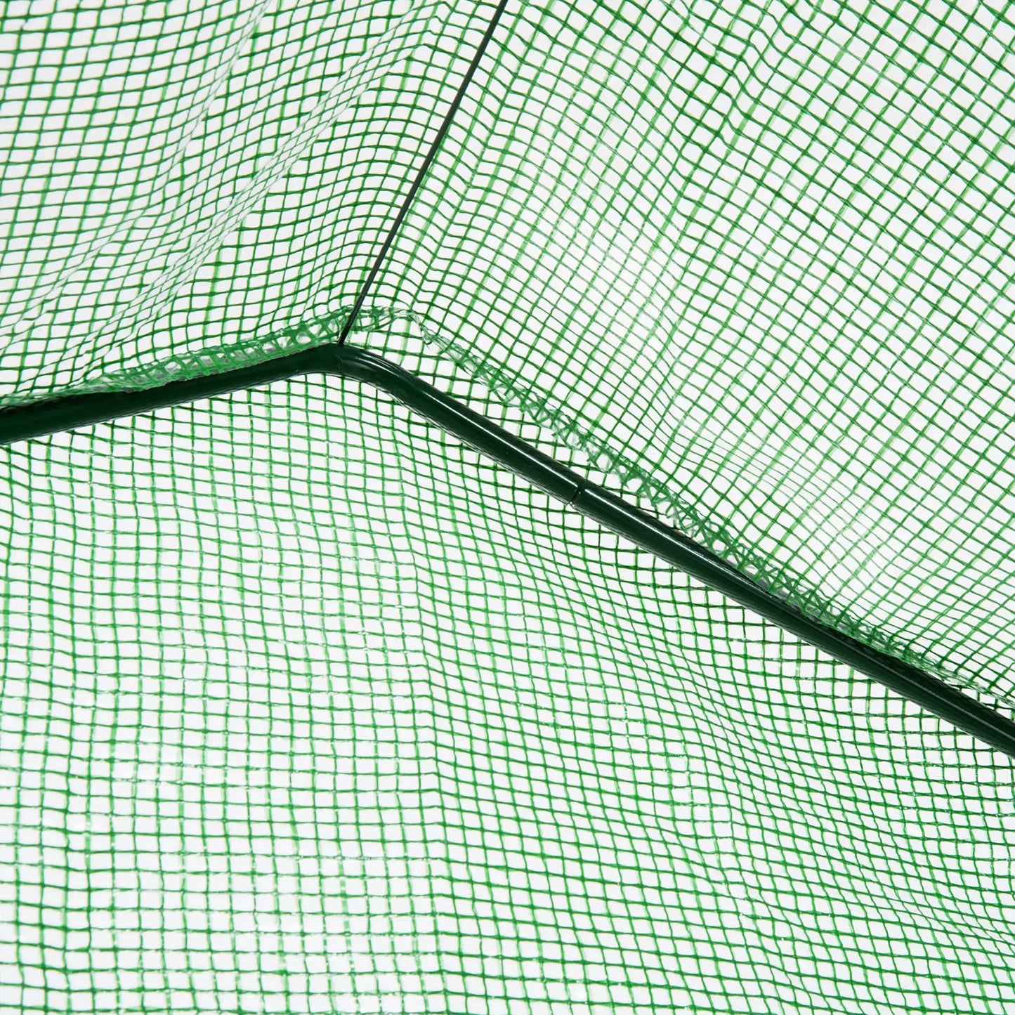 56" X 29" X 77" Portable Walk-In Greenhouse W/4-Tier Shelves & Roll up Door