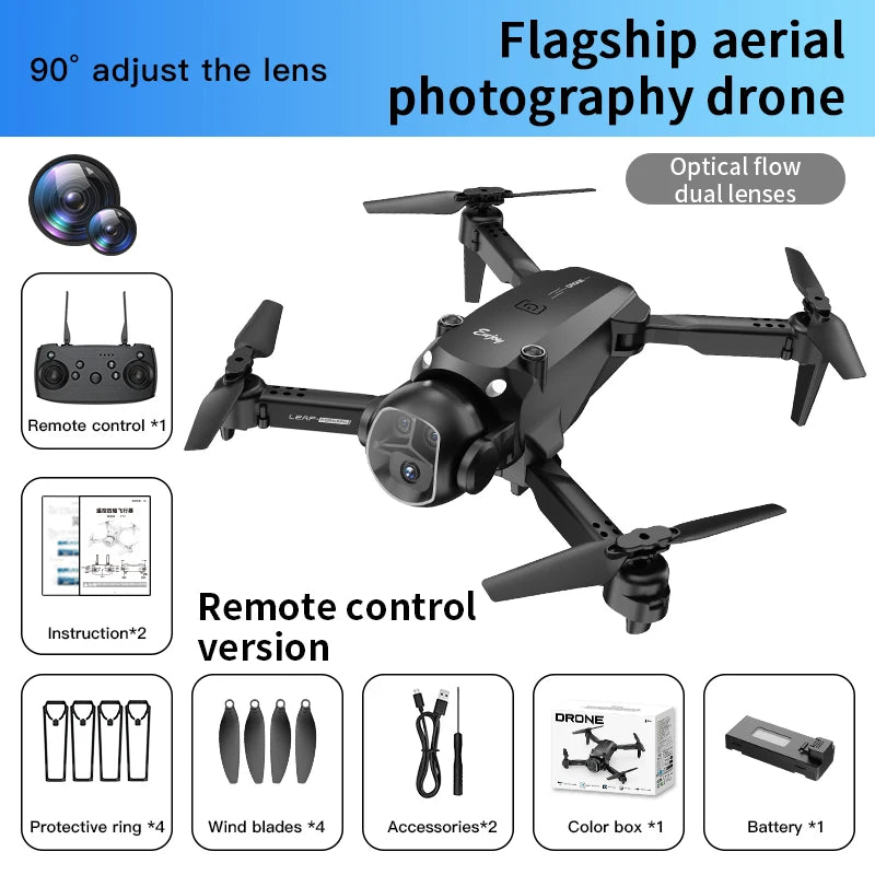 Foldable Drone with 4K Dual Cameras, GPS Auto Return, Brushless Motor, 5G WiFi FPV, 30 Mins Flight Time, RC Quadcopter for Adults & Kids, Beginner-Friendly Aerial Photography Drone