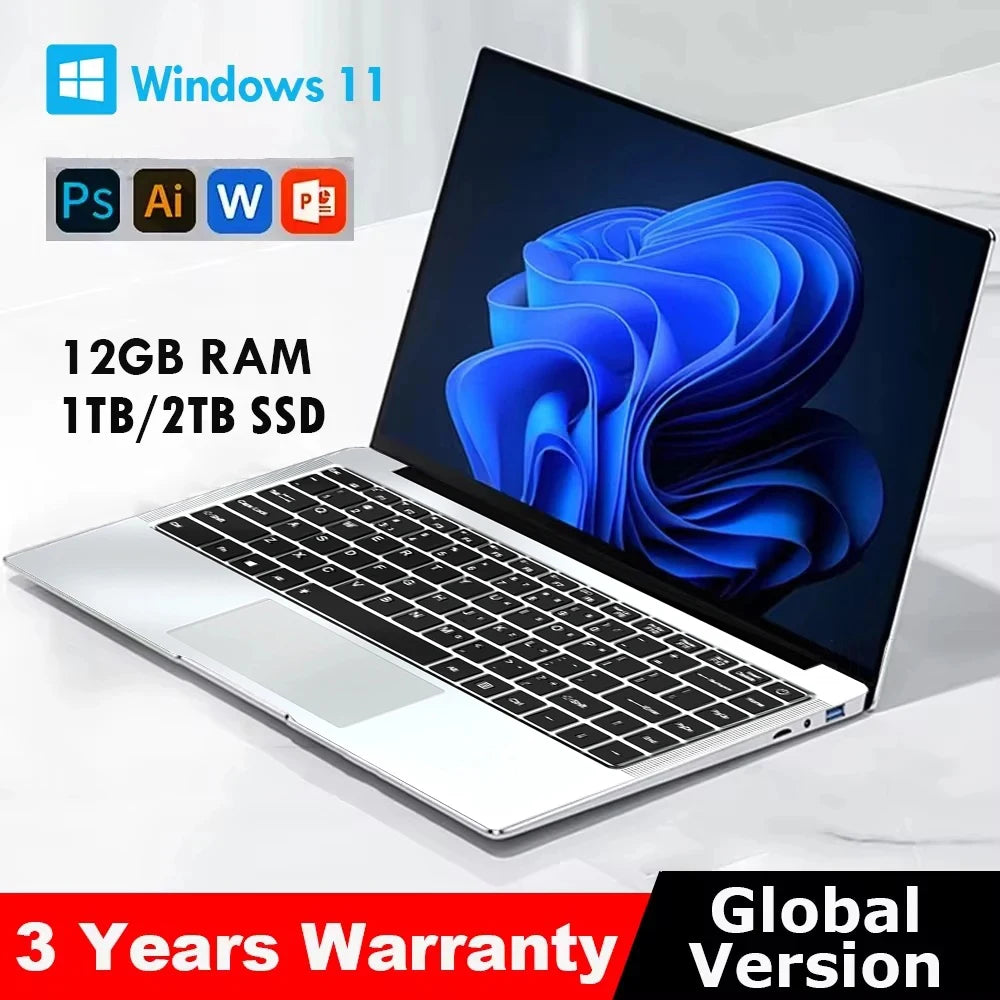 Xia Man Laptop Windows 11 Pro Intel Atom E3950 Notebook