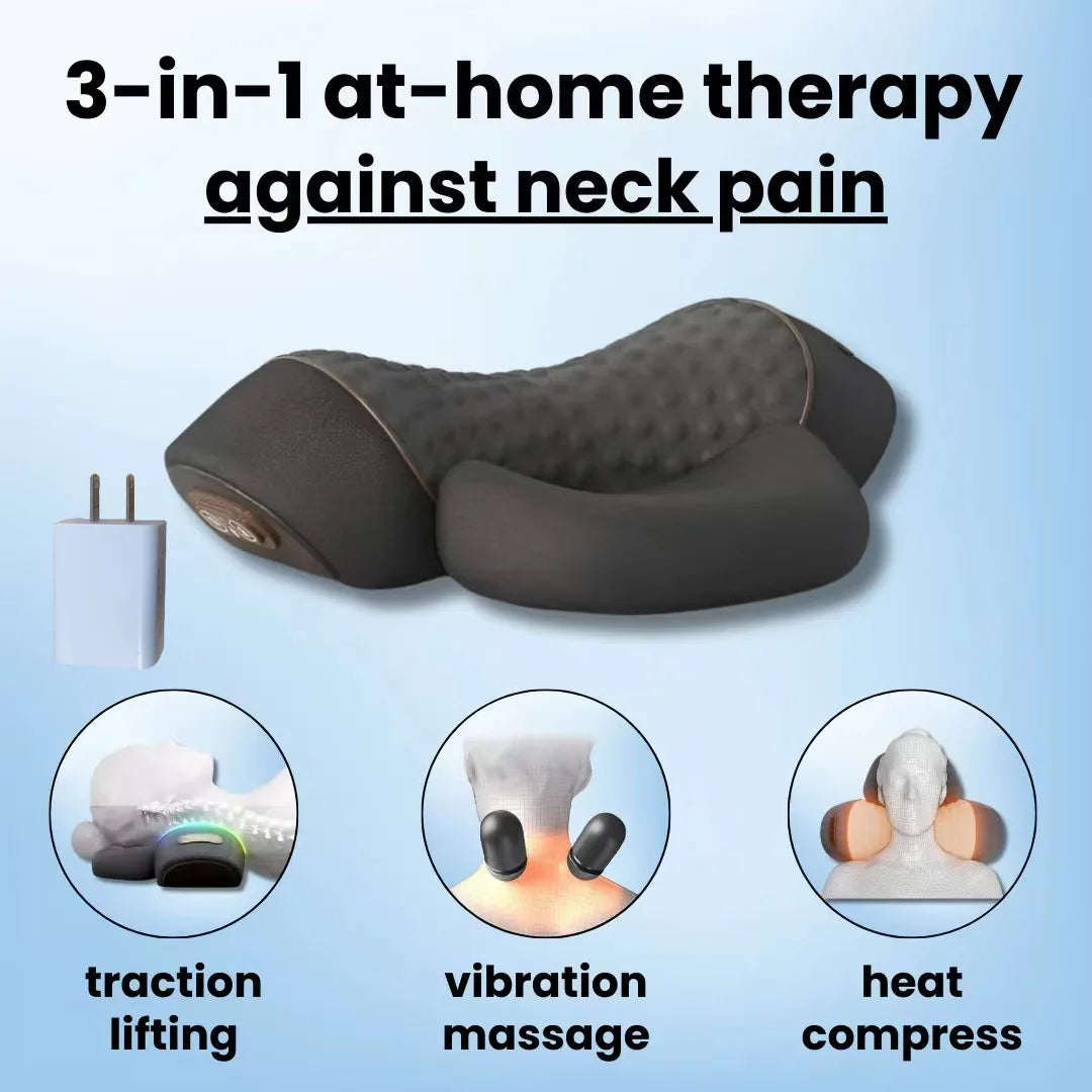 Okayso Soothe 3-In-1 Neck Massager With Traction