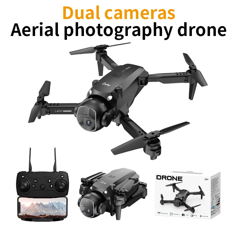 Foldable Drone with 4K Dual Cameras, GPS Auto Return, Brushless Motor, 5G WiFi FPV, 30 Mins Flight Time, RC Quadcopter for Adults & Kids, Beginner-Friendly Aerial Photography Drone