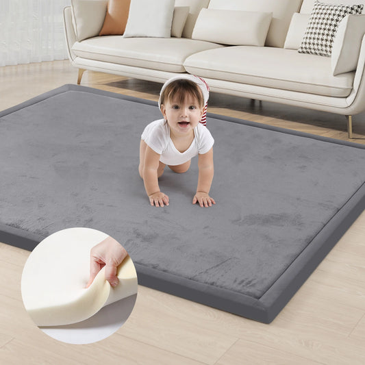 Huloo Sleep Memory Foam Playpen Carpet Non-Slip Floor Mat