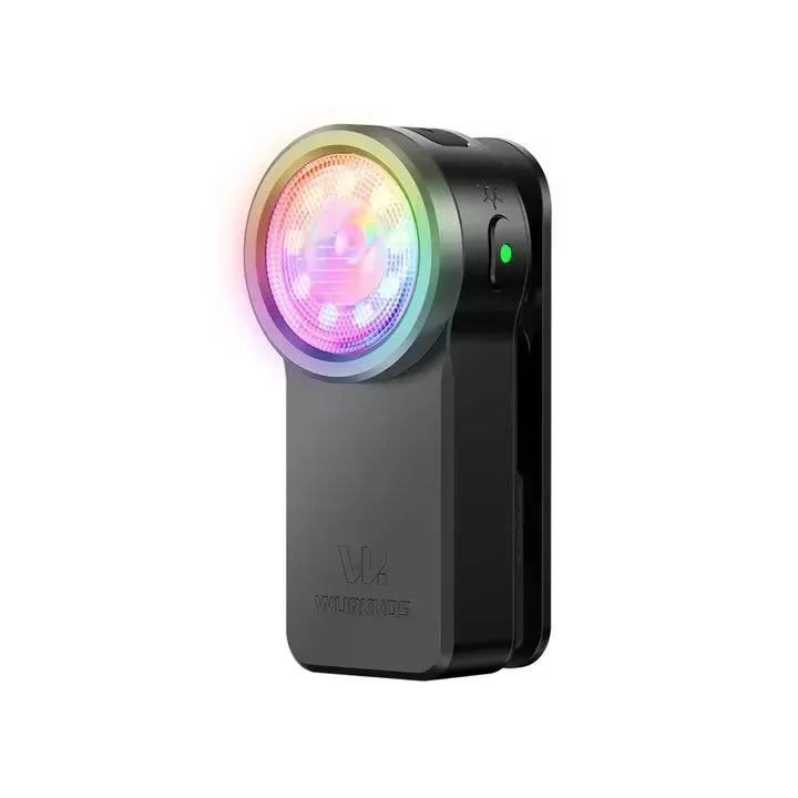 Wurkkos HD03 USB Rechargeable Mini Clip Light Flashlight RGB Magnet