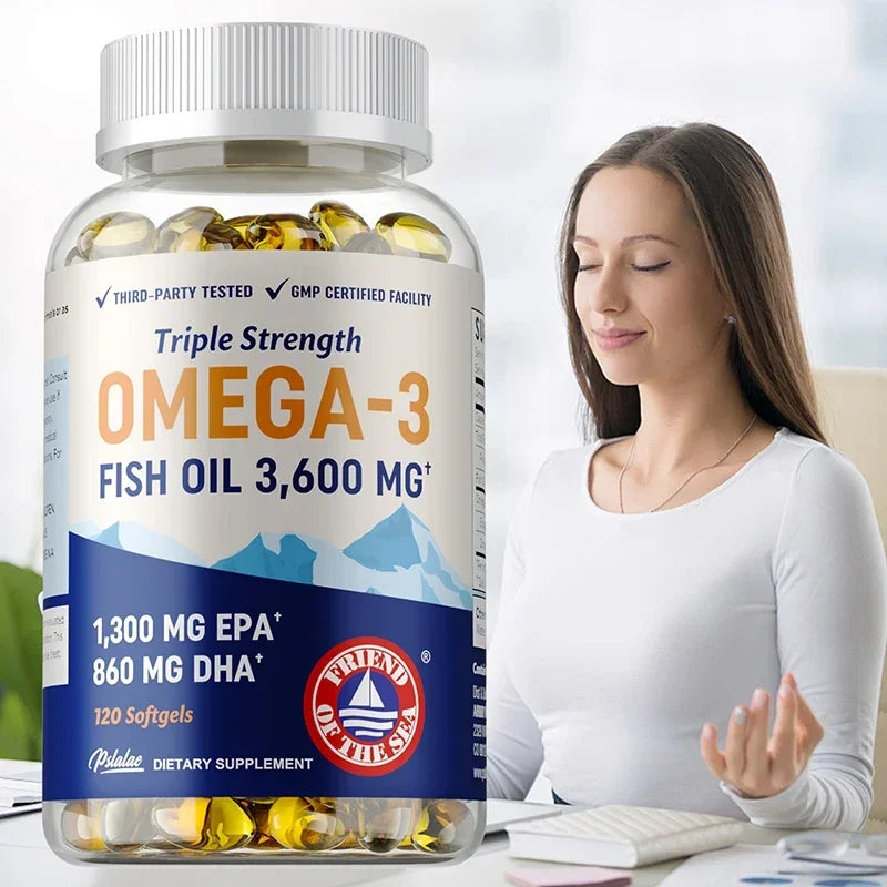 Pslalae Omega 3 Fish Oil EPA DHA Supplement For Heart