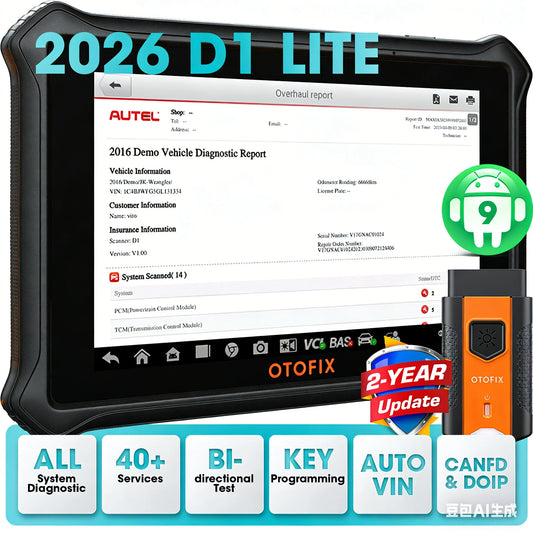 OTOFIX D1 Lite OBD2 Scanner All System Car Diagnostic Tool Automotive Scan Tool Bluetooth Diagnosis for All Cars