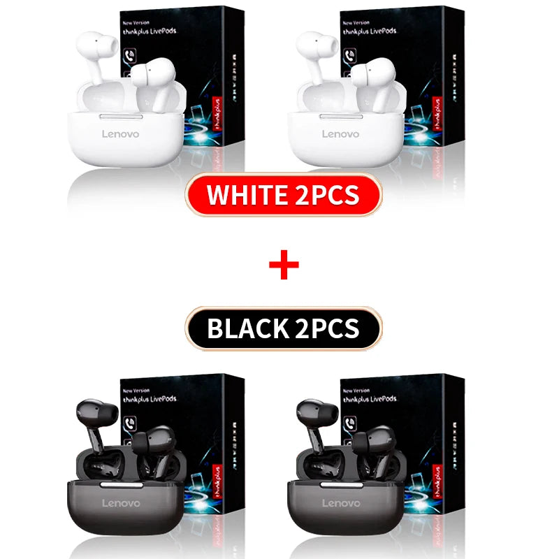 Lenovo Thinkplus  Wireless Earphones Bluetooth Headset In-ear Earphones With Microphone For  IOS/Android