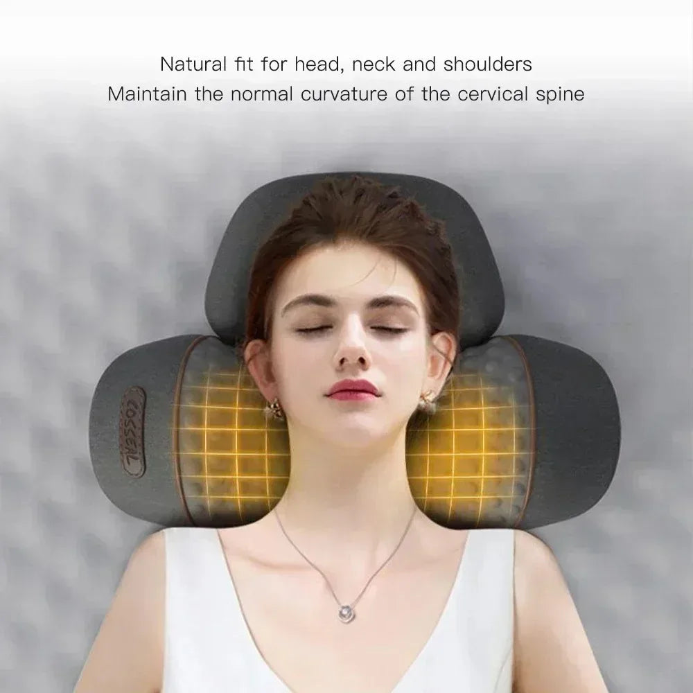 Okayso Electric Neck Massager With Traction Heating And Vibration