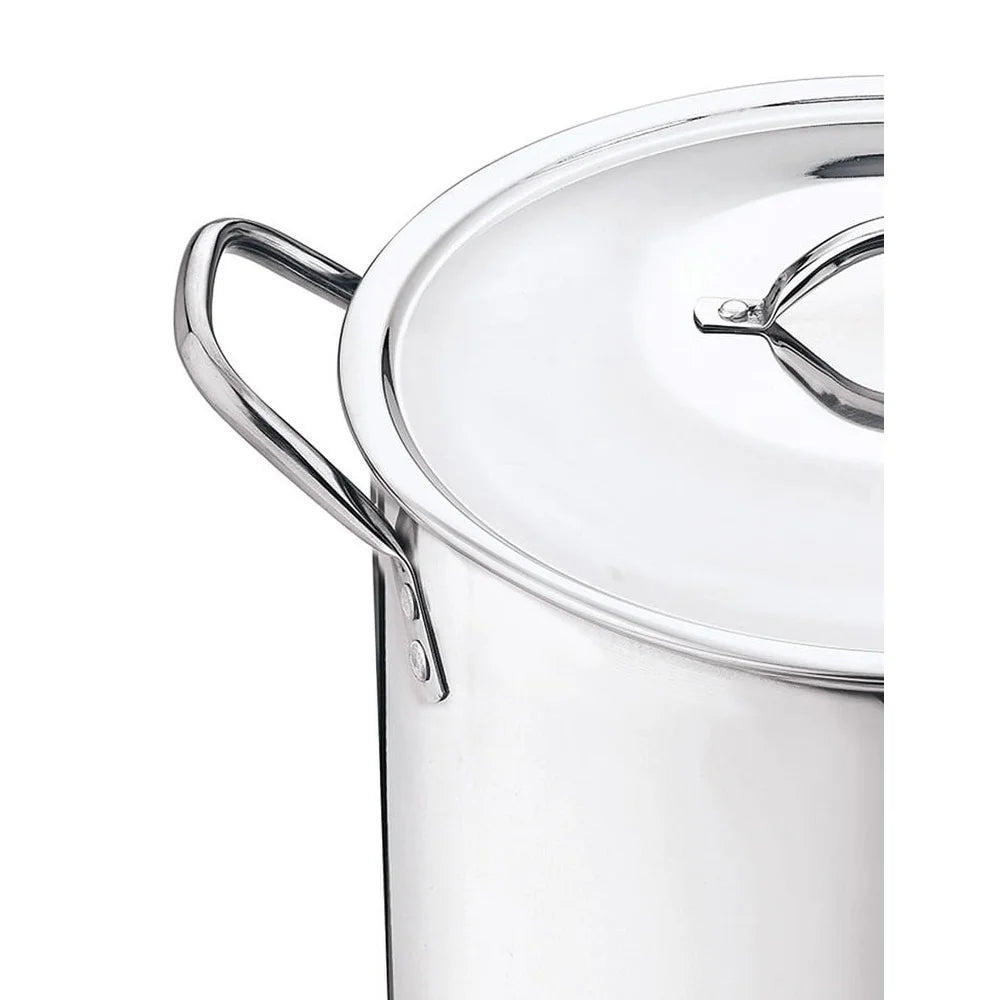 Stainless Steel Stock Pot With Lid Heavy Duty Cookware