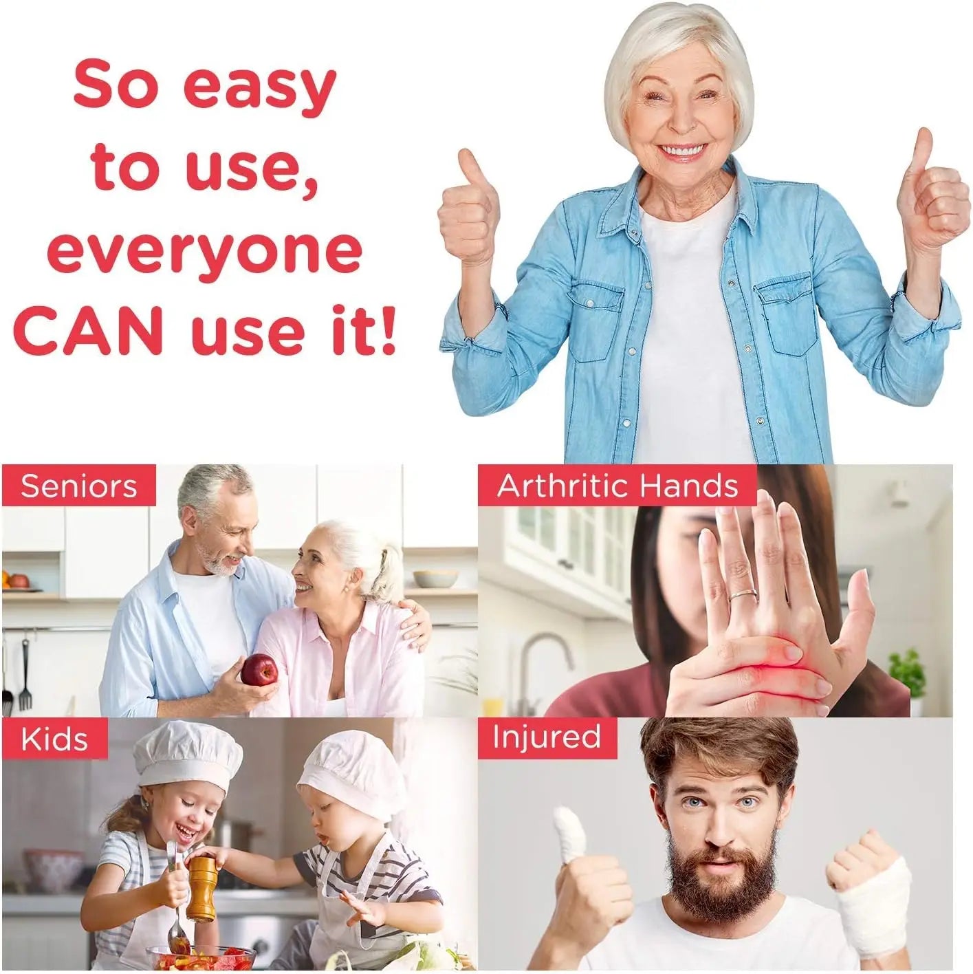 Auto Electric Can Opener: Open Your Cans with A Simple Press of Button - Automatic, Hands Free, Smooth Edge