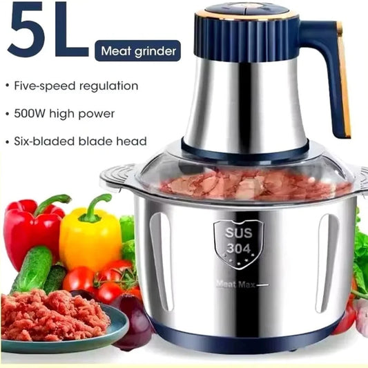 Electric Meat Grinder and Vegetable Slicer Chopper Food Processor
