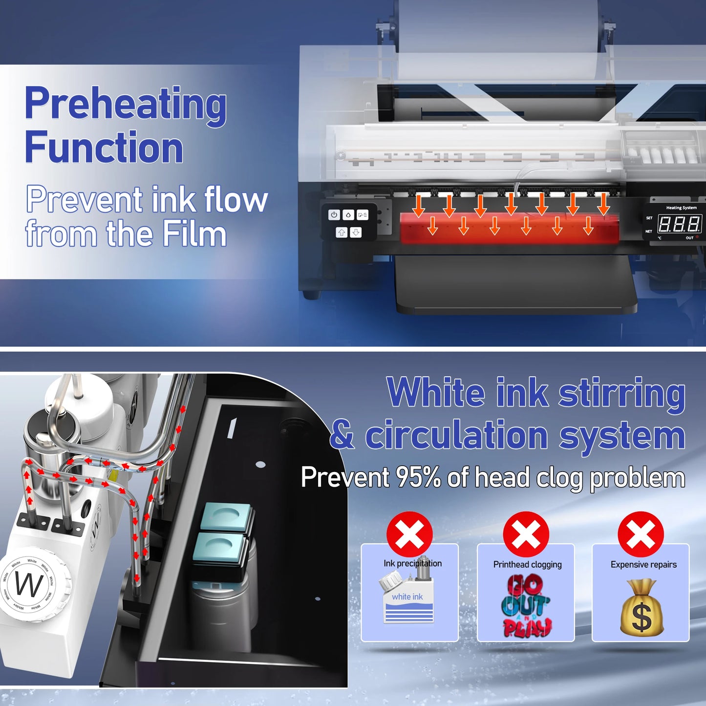 A4 DTF Printer For Epson L805 Impressora A4 Direct to Film Printing Machine A4 DTF Printer For T-Shirt Hoodies Shoes 8'' DTF