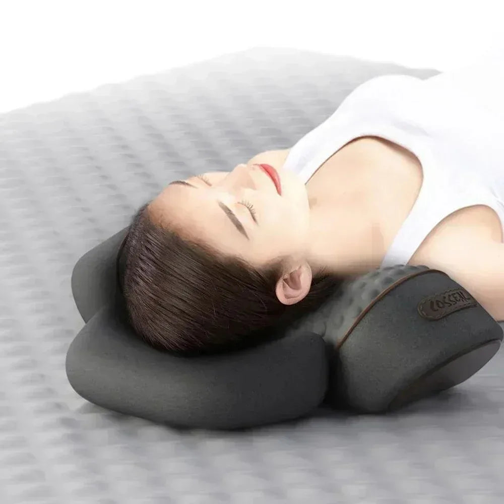 Okayso Electric Neck Massager With Traction Heating And Vibration