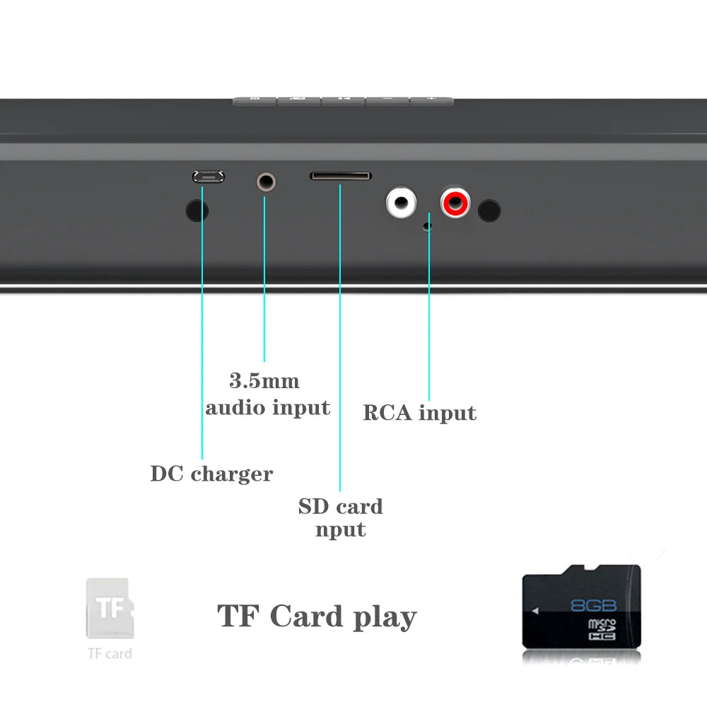 Home Theater Bluetooth Speaker System With Subwoofer Dolby Digital