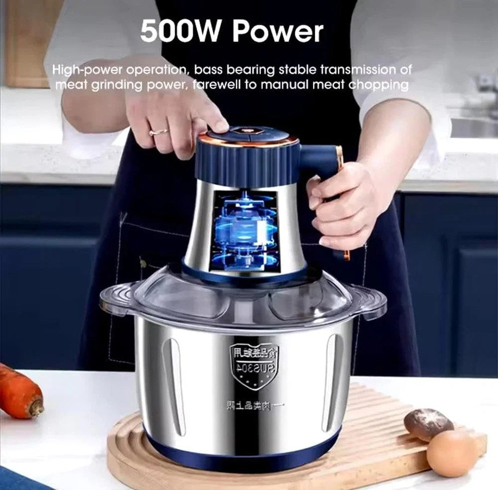 Electric Meat Grinder and Vegetable Slicer Chopper Food Processor