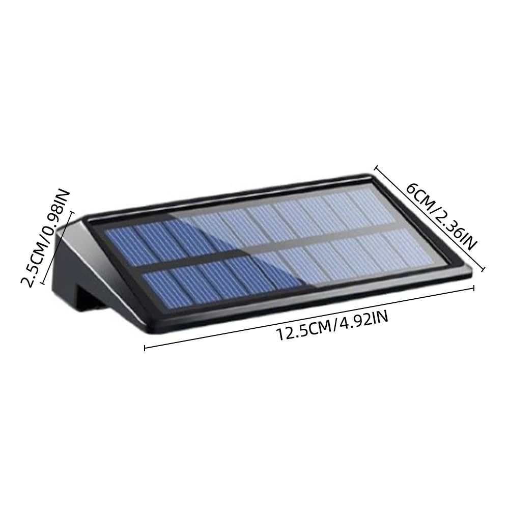 2 Pack Solar Fence Lights,Wall Lights Outdoor,IP44 Waterproof Fence Solar Lights Outdoor for Backyard,Wall,Deck,Porch,Step