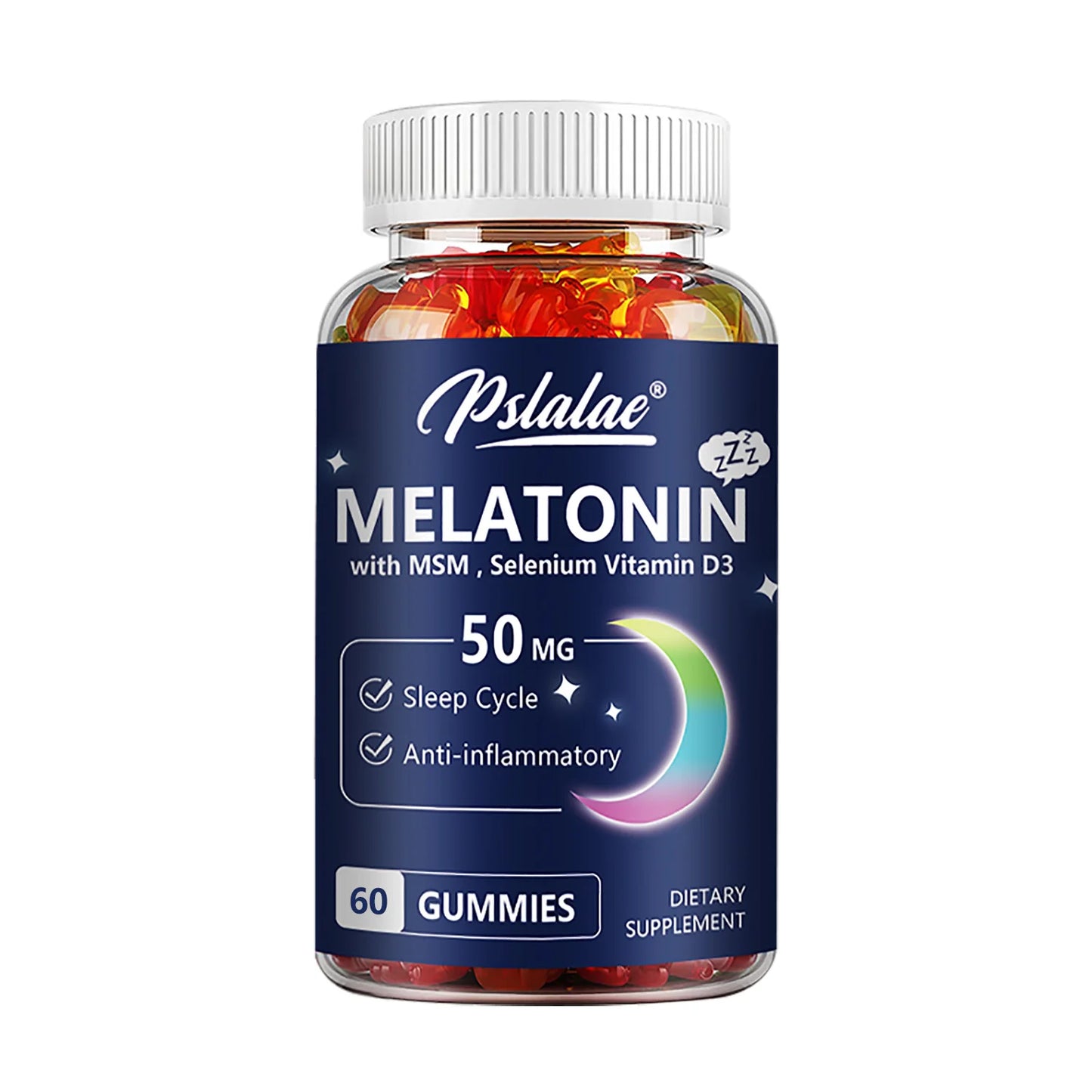 Melatonin Gummies - Sleep Aid, Improve Sleep Quality and Support Deep Sleep - 60 Gummies