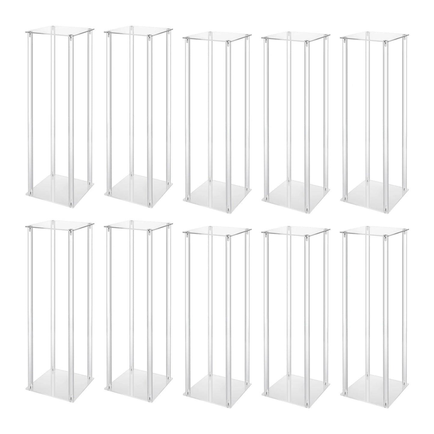 Acrylic Vase Wedding Centerpieces Flower Stands Set