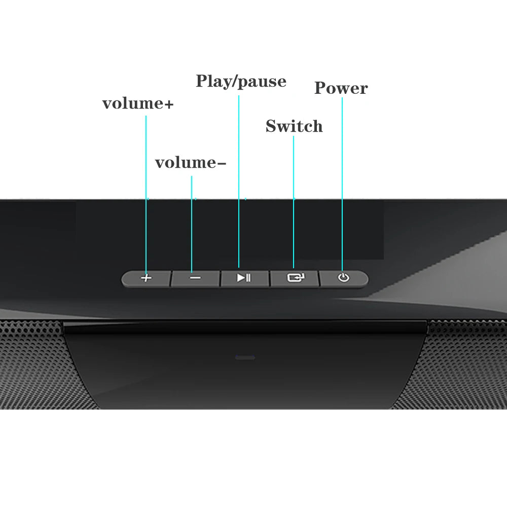 Home Theater Bluetooth Speaker System With Subwoofer Dolby Digital