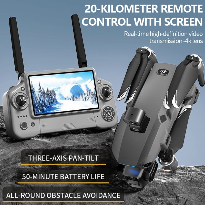 S880 Max Fishing GPS Drone 8K Dual Camera 5G Wifi FPV 3-Axis Gimbal Professional Obstacle Avoidance Quadcopter Airdrop RC Dron