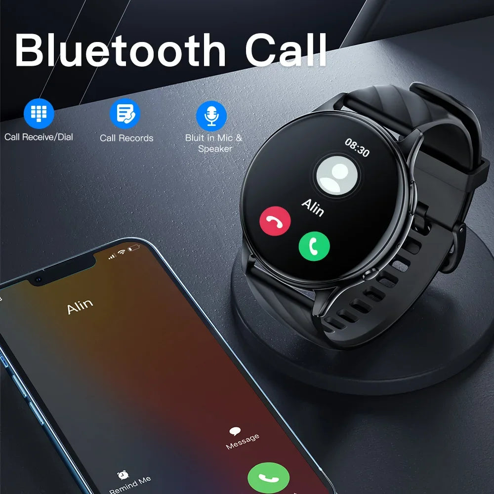 KUMI GW5 Smart Watch 1.39" HD Display Fitness Tracker IP68 Waterproof Heart Rate SpO2 Monitor 100+ Sports Modes