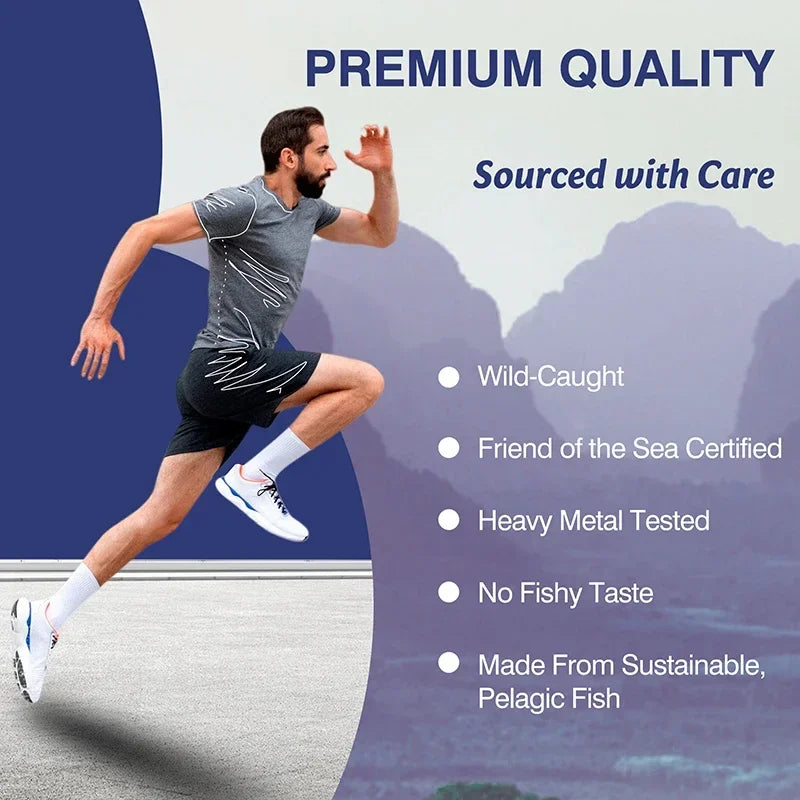 Pslalae Omega 3 Fish Oil EPA DHA Supplement For Heart